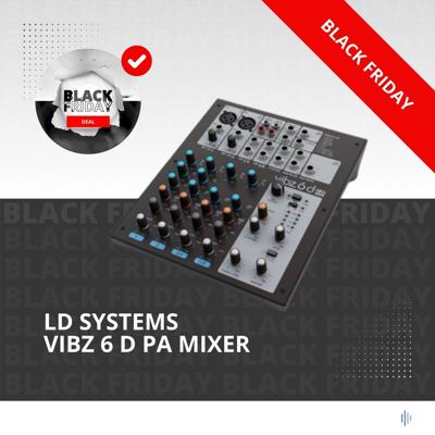 LD Systems VIBZ 6 D PA mixer