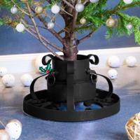VidaXL Kerstboomstandaard 29x29x15,5 cm zwart - thumbnail