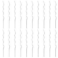 VidaXL Plantenstok spiraal 110 cm gegalvaniseerd staal 20 st - thumbnail