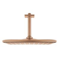 Regendoucheset GROHE Rainshower Mono Cube 31 cm met Plafondarm Warm Sunset Geborsteld - thumbnail