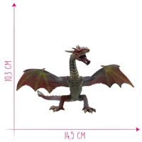 Bullyland Draak vliegende roodbruine (75591) - thumbnail