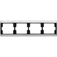 Berker arsys afdekraam 4-voudig edelstaal