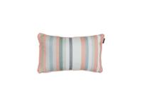 Sierkussen met paspel ca. 30x50 cm Righe salmone Madison - Madison - thumbnail