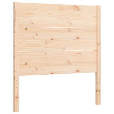 Bedframe met hoofdbord massief hout