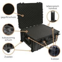 WCS Protection 540TR H245 koffer zwart incl. plukschuim - thumbnail
