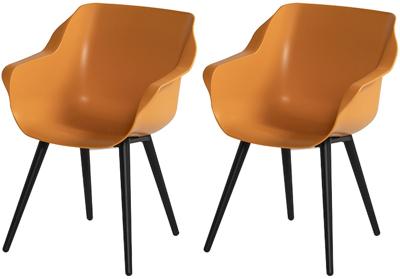 Sophie Studio dining armstoel Zwart Orange India