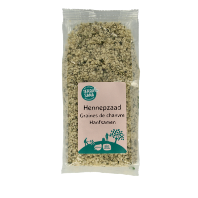 TerraSana RAW Hennepzaad gepeld bio 250 Gram