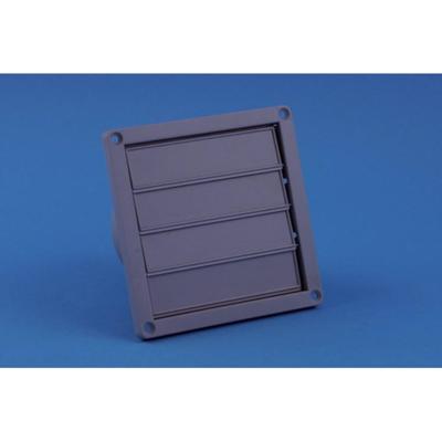 Nedco lamellenrooster rand - 155 x 155 mm - Ø 100 - 130 mm - grijs - 62500605