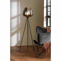 Light & Living Vloerlamp 'Mayson' kleur Mat Zwart - thumbnail