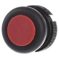 Harmony Drukknop rood met rubberafd. | 10 stuk stuks