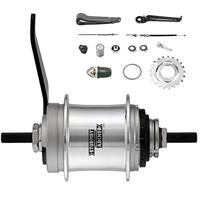 Versnellingsnaaf 3 speed Sturmey Archer AWC terugtraprem - compleet met versteller - thumbnail