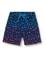 Playshoes zwemshort Allover Blauw-146-152 - thumbnail