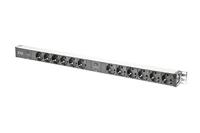 Digitus DN-95405 19 inch 1 HE Geaarde contactdoos Zwart - thumbnail