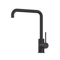 Hotbath Cobber Keukenmengkraan Draaibaar Zwart Mat CB041 - thumbnail