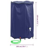 Watertank met kraan opvouwbaar 1000 L PVC - thumbnail
