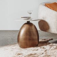 Tower Living Organische Bijzettafel 'Castello' Keramiek, 49 x 39cm - thumbnail