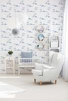 AS Creation Little Love blauw behang | 381281 - thumbnail