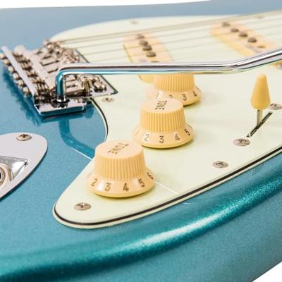 Vintage V6CAB Reissued Candy Apple Blue elektrische gitaar