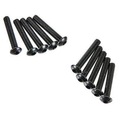 M3x18mm Hex socket Button Head - Black (10pcs) (AXA118)