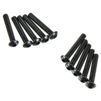 M3x18mm Hex socket Button Head - Black (10pcs) (AXA118) - thumbnail