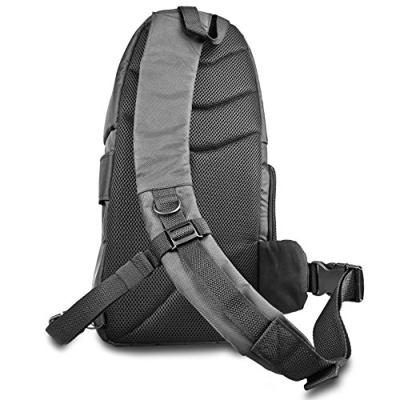 Mantona 15107 Loop fotorugzak (incl. regenhoes, sling-draagsysteem) zwart