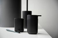 Zeepdispenser Wenko Mat zwart Plastic 350 ml - thumbnail