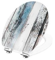 Cornat Wc-Bril Acrylaat Sc Wooden Br - KSDSC308 - thumbnail