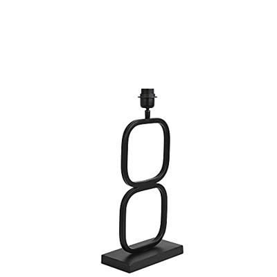 Light & Living Tafellamp 'Lutika' 46cm, kleur Mat Zwart (excl. kap) Light & Living Tafellamp 'Lutika' 46cm, kleur Mat Zwart (excl. kap)