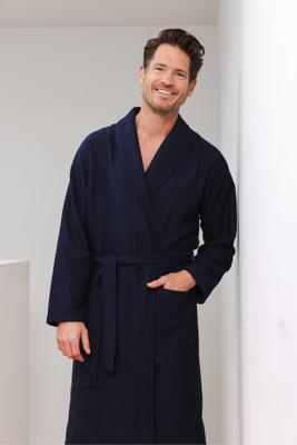 Pastunette Badjas met shawlkraag blauw