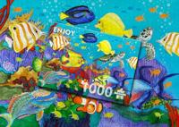 Underwater Rainbow Puzzel 1000 Stukjes - thumbnail