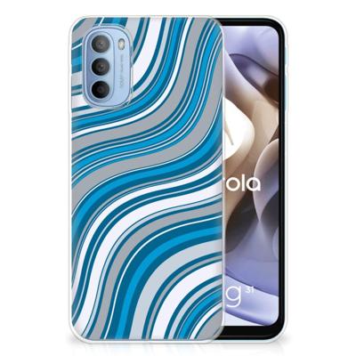 Motorola Moto G31 | G41 | TPU bumper | Waves Blue