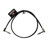 Ernie Ball 6410 patchkabel stereo haaks zwart 60 cm - thumbnail