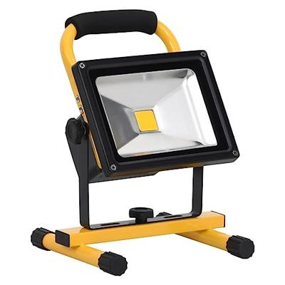 Spotlight met handvat oplaadbaar LED 30 W koudwit - thumbnail