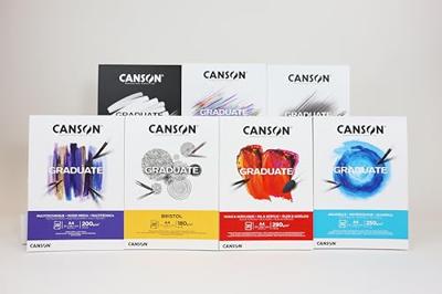 Aquarelpapier canson graduate 20vel 250gr a5 wit