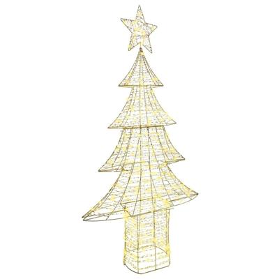 Kerstboom met 240 LED Warmwit 180 cm PET