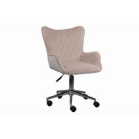 Stoel DKD Home Decor Crème Zilverkleurig 52 x 56,5 x 80 cm - thumbnail