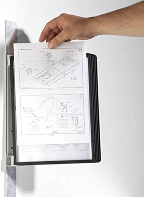 Durable Wandhouder voor bureaustandaard VARIO MAGNET WALL 5 Zwart DIN A4 Aantal meegeleverde displaypanels 5 Durable Wandhouder voor bureaustandaard VARIO MAGNET WALL 5 Zwart DIN A4 Aantal meegeleverde displaypanels 5