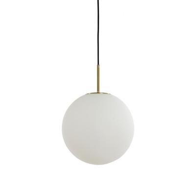 Light & Living Opaal glazen hanglampMedina Ø 30cm - 2958726