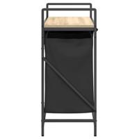 Wasmand 2 vakken met plank sonoma eikenkleurig - thumbnail