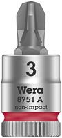 Wera 8751 A 05003352001 Kruiskop Phillips Dopsleutel-bitinzet PH 3 1/4 (6.3 mm) - thumbnail