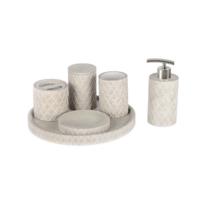 Accessoires Set Ideavit Idea.Isy Rond Beton Licht Grijs - thumbnail