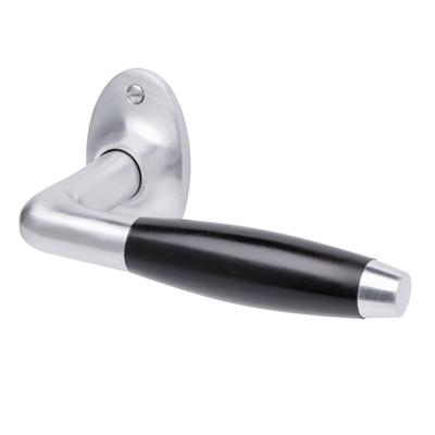 De Oude Deurklink Deurklink - Klassiek mat nikkel, ovaal rozet De Oude Deurklink Deurklink - Klassiek mat nikkel, ovaal rozet