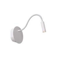 Lucide JOLIJN - Oplaadbare Bedlamp / Wandlamp - Accu/Batterij - Ø 11 cm - LED - 1x2W 3000K - Magnetisch - Wit - thumbnail
