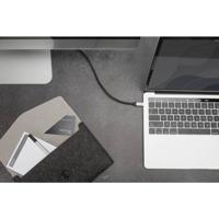 Digitus DB-300220-010-S USB-kabel USB 3.2 Gen1 USB-C, USB-C stekker 1.00 m Zwart Flexibel, Afgeschermd, Met USB - thumbnail