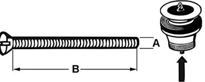 Cornat Vervangschroef Wt/Keukenkraan 50Mm - TEC317401