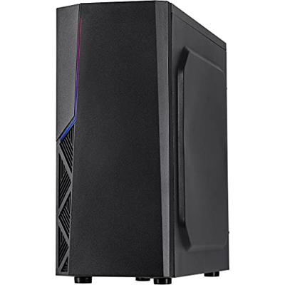 Inter-Tech b-02 rgb midi tower behuizing (zwart | 3x usb-a | rgb | window)