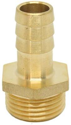 Messing slangtule - 13mm x 1/2 - buitendraad