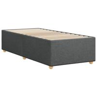 Bedframe zonder matras 80x200 cm stof donkergrijs - thumbnail