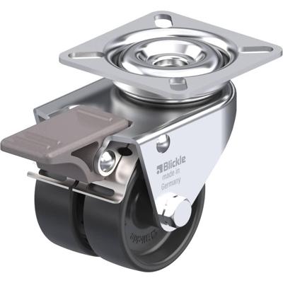 Blickle LDA-POA 75G Dubbel zwenkwiel Wieldiameter: 75 mm Draagvermogen (max.): 100 kg 1 stuk(s)