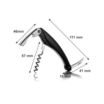Vacuvin Waiters Kurkentrekker Zwart/Zilver Vacuvin Waiters Kurkentrekker Zwart/Zilver